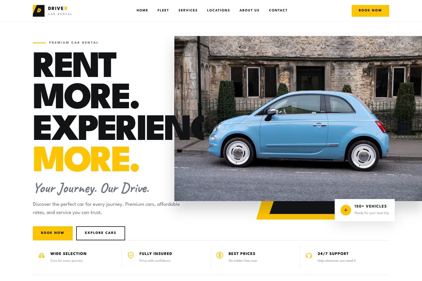 Car Rental page screenshot 1
