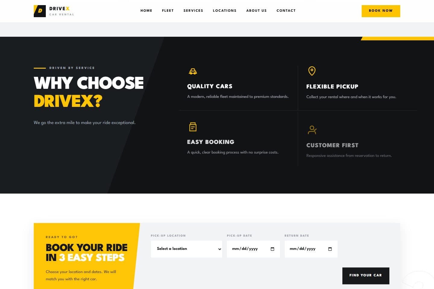 Car Rental page screenshot 3