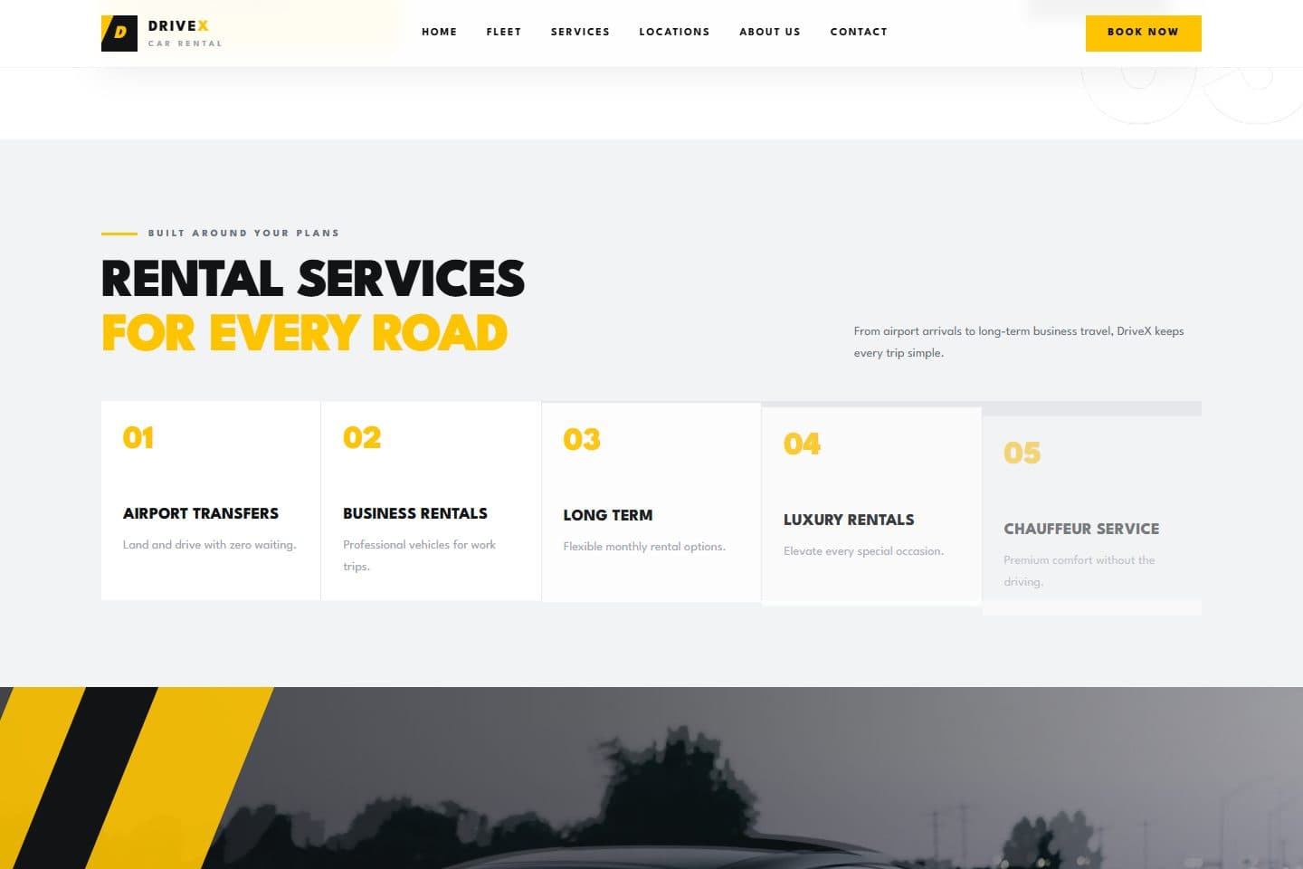 Car Rental page screenshot 4
