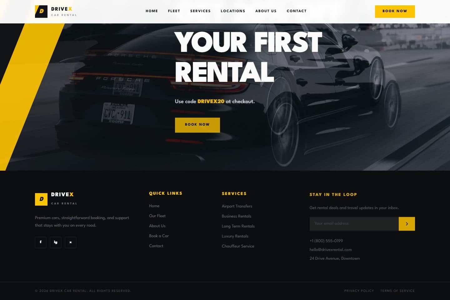 Car Rental page screenshot 5