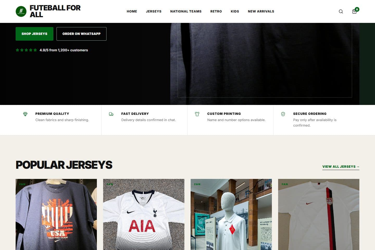 Futeball For All page screenshot 2